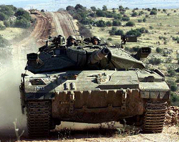 The Harper Heavy Tank in action
