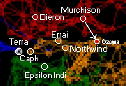 Spinward of Terra, up to 100ly