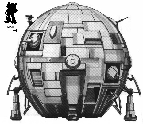 External view, Union-Class Dropship