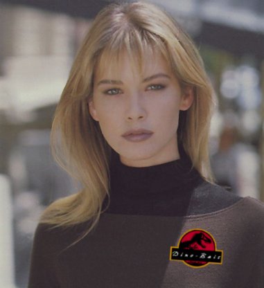 Visp Lewin in a Caphian Dino-Bait sweatshirt