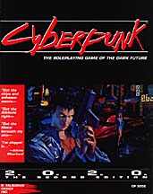 Cover of the Cyberpunk rulebook