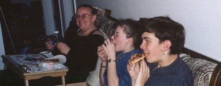 Here the team stocks up on food supplies before heading out into the back-alleys of Denver in a game of Vampire:The Masquerade