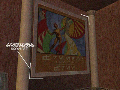 Vault hidden behind this painting